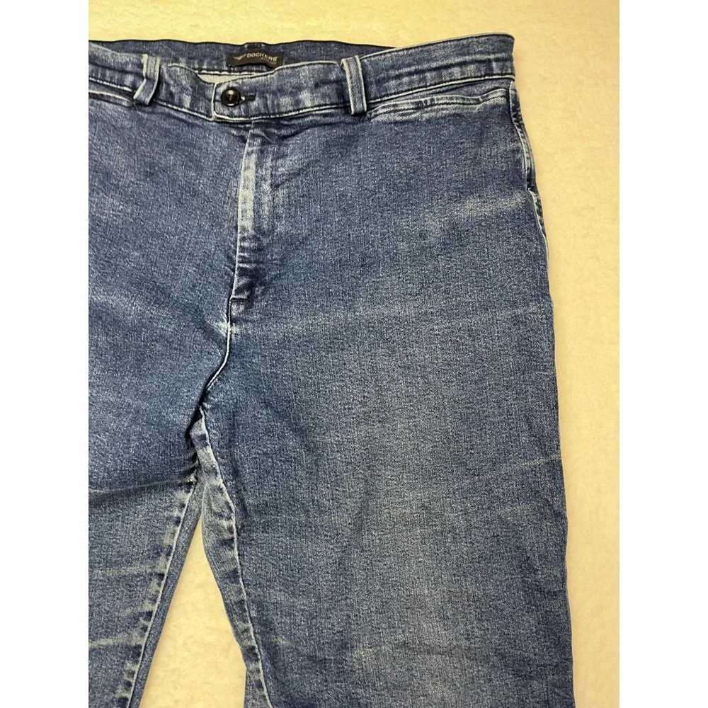 Dockers Jeans Womens‎ 16M Blue Stretch Denim Straight Leg High Rise 3782